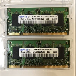 Samsung Memory Genuine DDR2 512MB 2Rx 16 PC2-4200S-444-12-A3 - Picture 1 of 2