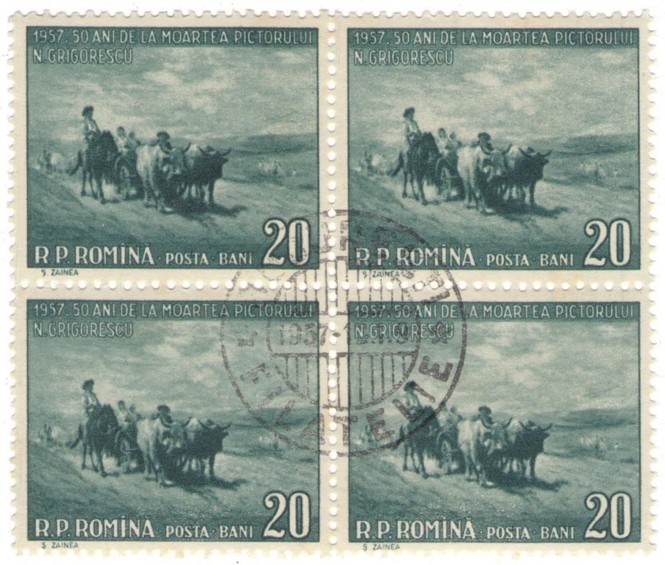 1957: O 50º Aniversário da Morte de Nicolae Grigorescu, 1838-1907 - Imagem 1 de 1