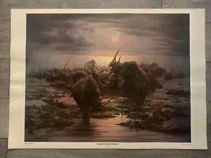 Póster Domination Of Power John Pitre Vintage Original 1973 Future Surrealism - Imagen 1 de 10