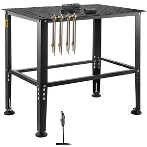 VEVOR Tavolo da Saldatura 914,4 x 609,4 mm con Fori di Fissaggio 16 mm 362,87 kg - Imagen 1 de 12