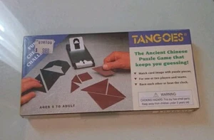 TANGOES The Ancient Chinese Puzzle Game Rex Games Complete w/Travel Case 5 & Up - Picture 1 of 2