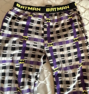 BATMAN DC Comics Young Mens Pajama Pants Early 2000's. Pockets. Button close - Picture 1 of 23