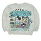 Vintage  Mickey & Minnie Winter Fun Graphic Sweatshirt - Large