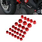 Durable Left Rear Right Socket Screw Covers Hexagon Motorcycle Scooter