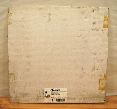 B-Line 2424SCF Type 1 Screw Cover Junction Box Flush Cover Only - NEW - Image 1 of 3