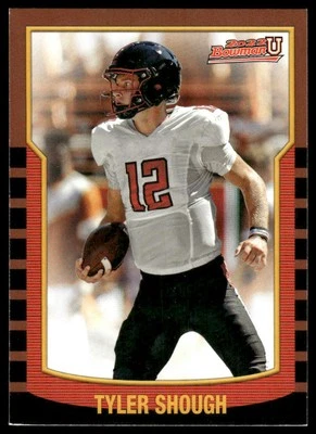 2021-22 Bowman University #2KB-15 Tyler Shough 2000 Bowman - Image 1 of 2