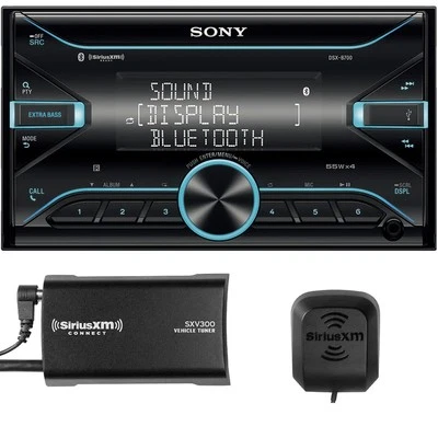 Sony DSX-B700 Doble DIN Bluetooth Medios Digitales Coche Estéreo + Sintonizador XM Foto 1 de 4