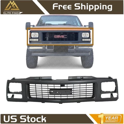 New Front Grille Assembly Black For 1988-1993 GMC C/K Series GM1200356 15986073 Foto 1 de 4