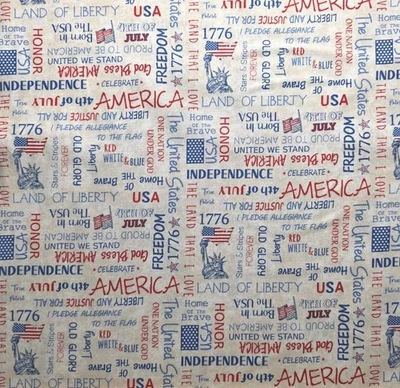 Oasis Fabrics - Patriotic - America 🇺🇸 Quilting and Crafting Fabric