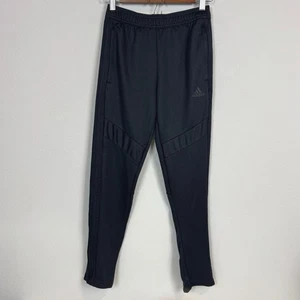 Adidas Black 3 Stripe Climacool Track Pants Youth M - Picture 1 of 8