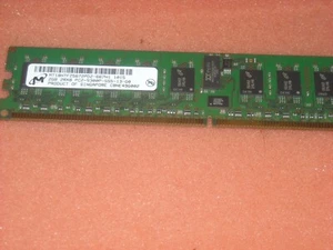 4 PCS 2GB Micron MT18HTF25672PDZ-667H1 PC2-5300 ECC Registered CL5 240Pin 2R X 8 - Picture 1 of 1