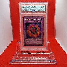 Ring Of Destruction - 1st Edition - PSA 9 MINT - PGD 000 - 2003 - Yugioh