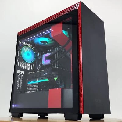 Gaming PC i9-9900K 32GB RAM 1TB SSD RTX 2080 SUPER 8GB Windows 11 Computer - Image 1 of 4