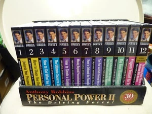 Juego de 12 cajas Anthony Robbins Personal Power II, The Driving Force - Imagen 1 de 5