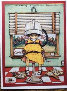 Mary Engelbreit Handmade Greeting Card-The Naughty Parkour Experience - Picture 1 of 3