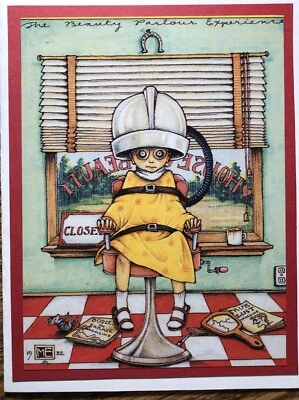 Mary Engelbreit Handmade Greeting Card-The Naughty Parkour Experience  - Image 1 of 3