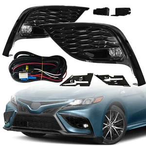 Full LED Fog Light Set For 2021-2024 Toyota Camry SE XSE Assembly Kit Sport L R - Picture 1 of 18