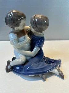 Vintage #1568 B&G Royal Copenhagen Porcelain Children Playing Figurine - Picture 1 of 7