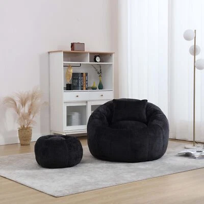 Sofá de piso con silla de acento sofá siesta cama de tatami sofá de burbujas sofá otomano conjunto Foto 1 de 4