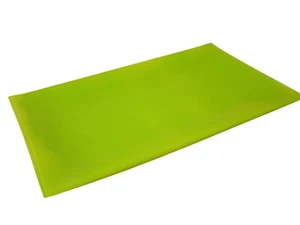 (33355) CENTRO BASE BANDEJA PLATO RECTANGULAR CRISTAL FROST SUPERGRANDE VERDE - Picture 1 of 1