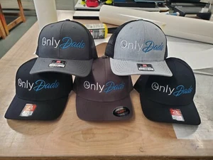 Cappello da camionista Only Dads Snapback Richardson 112 o Flex Fit S/m L/xl o opzionale - Foto 1 di 2