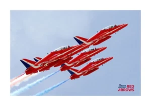 Red Arrows 1 A4 reproduction photograph picture poster choice of frame - Picture 1 of 10