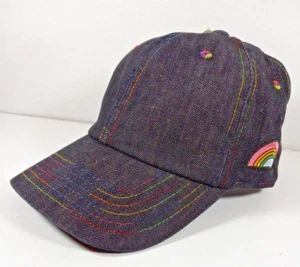 #Takepride Denim Baseball Style Cap LGBTQ+ Rainbow - Bild 1 von 4