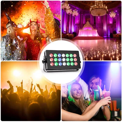 420W RGBW LED Wash Light Bar, DMX Control, Sound Active for Wall Stage Party - Image 1 of 4