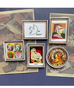 Van Gogh's Famous Artwork Fridge Magnet - Travel Souvenir - Picture 1 of 20
