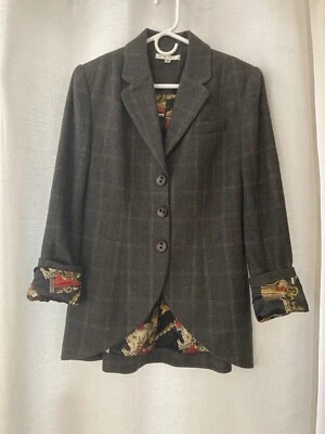 Куртка CAbi Equestrian Flair блейзер шерстяная смесь полностью на подкладке женская размер 6 - Изображение 1 из 4