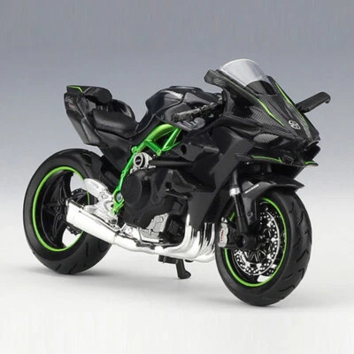 1/18 Kawasaki Ninja H2 R Motorcycle Model Diecast Toy Vehicle Toys for Boys Kids - Image 1 of 4