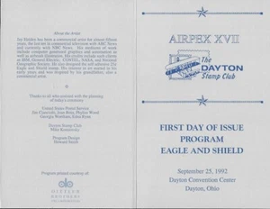 #2595-97 FD Program 29c Eagle & Shield Stamps - Bild 1 von 2