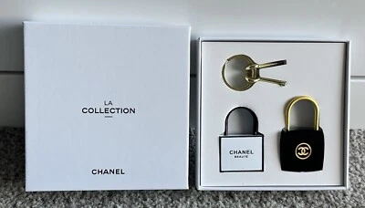 Chanel La Collection GWP Set of 2 Mini Padlock with Key in Gift Box - image 1 of 3