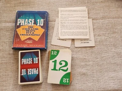 Vintage Phase 10 Card Game - Fundex 1992 Complete 108 Card Set - Image 1 of 3