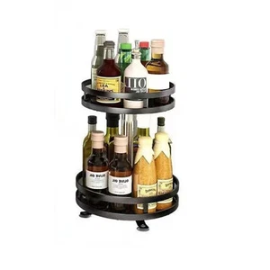 Drehteller Gewürzregal 2 Etagen Drehteller Organizer 360° Drehbar Organizer - Bild 1 von 10