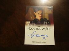 Doctor Who Series 1-4: Freema Agyeman as Martha Jones Full Bleed Autograph Dr.