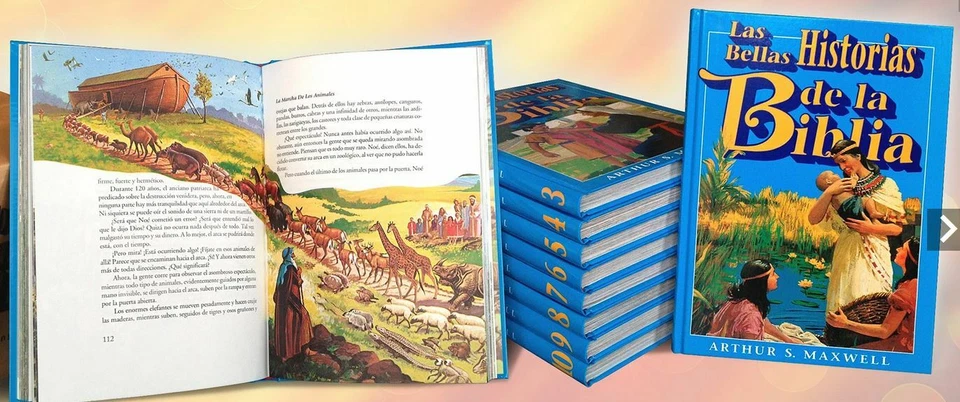 Las Bellas Historias de La Biblia 10 Vol set, Arturo Maxwell (The Bible Story) - Image 1 of 1