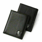 New  Leather Mens Wallet Bifold Cowhide Small ID Card Holder Slim Purse
