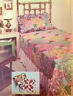 3864 VTG McCall's Patchwork Coverlet and Pillows Sewing Pattern, Twin/Full UNCUT