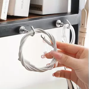 gancio magnetico fissaggio hook metallo magnete ufficio pc - Foto 1 di 7