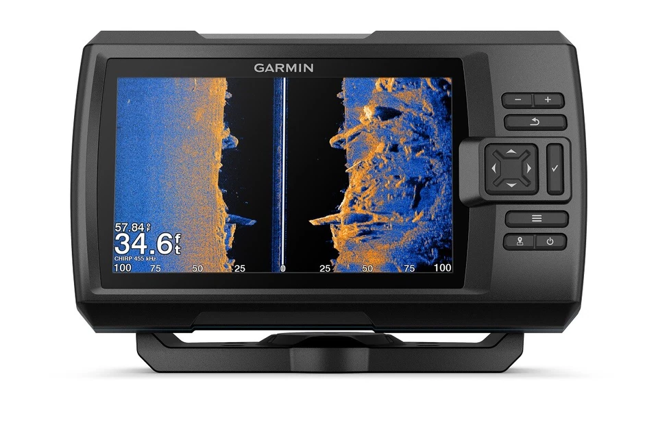Garmin Striker Vivid 7sv 7" Fishfinder GPS Track Plotter With GT52 NOT A CHART - Image 1 of 1