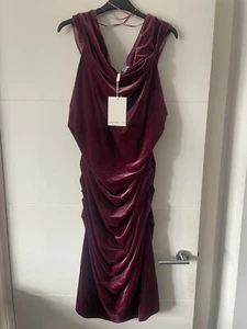 Gina bacconi velvet range dress size 22 Rrp £240 - Picture 1 of 9
