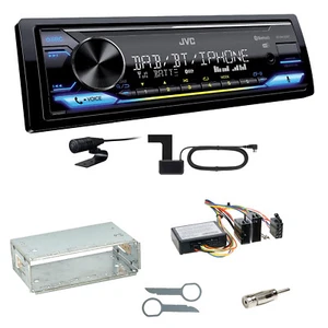 JVC KD-X472DBT Digitalradio Bluetooth USB Einbauset für Mercedes W210 ab 08/99 - Bild 1 von 1
