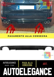 ⭐Difusor Adecuado Para A4 B9 15-19 Adecuado Para Parachoques SLINE Look RS4⭐ - Imagen 1 de 5