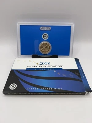 2018 American Innovation $1 Proof Coin W/ Box & COA - Image 1 of 2