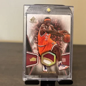 2007-08 Upper Deck SP NBA LeBron James #126 Game Used Jersey Patch /25 - Picture 1 of 12