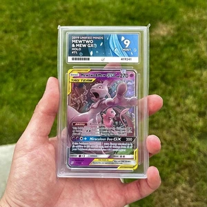 2019 Pokémon Mewtwo & Mew GX 71/236 Sun & Moon Unified Minds Set Ace 9 - Picture 1 of 3