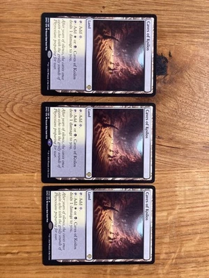 3 x Caves of Koilos / Höhlen von Koilos, englisch (Near Mint, Rare, Dominaria) - Bild 1 von 2
