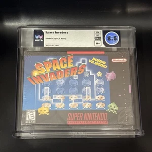 Space Invaders (SNES, Super NES) WATA 8.5 A+ New Sealed Graded CGC VGA 1997 - Picture 1 of 2