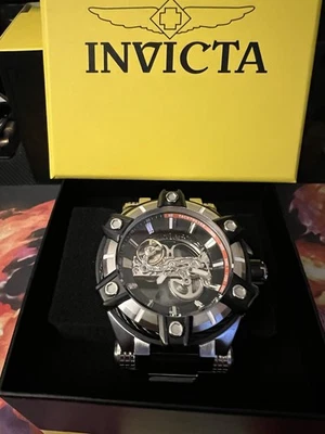 Reloj automático para hombre Invicta Bolt Phantom - 52 mm - acero - esfera esqueleto - grande Foto 1 de 4